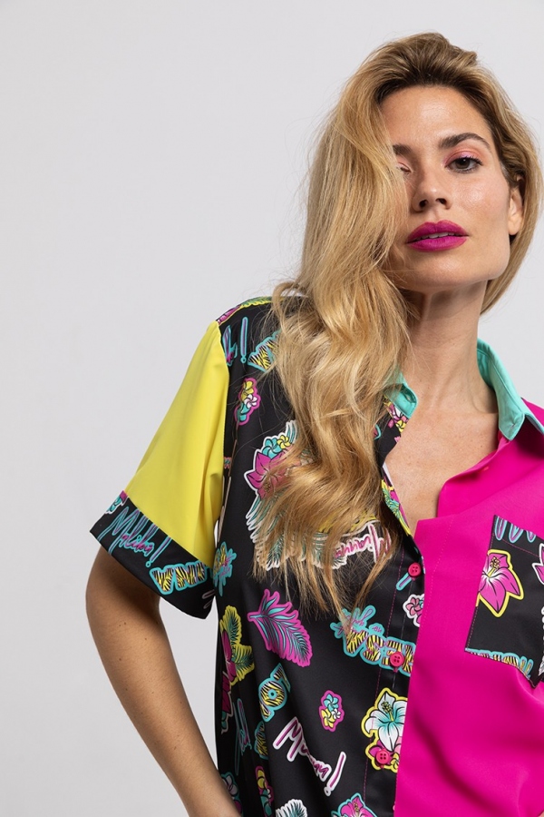 CAMISA PATCHWORK SOY TIGRESA, NO...