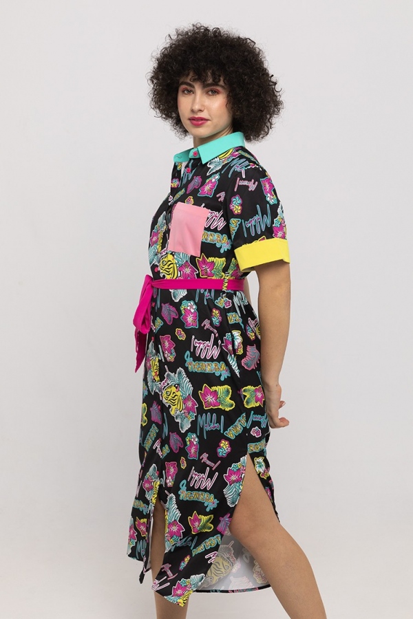 VESTIDO CAMISERO SOY TIGRESA, NO... VESTIDO CAMISERO SOY TIGRESA, NO...