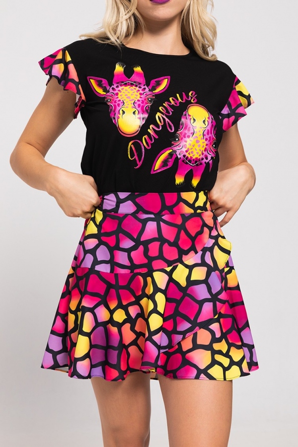 CAMISETA VOLANTES LA PELIGROSA - LOLINA