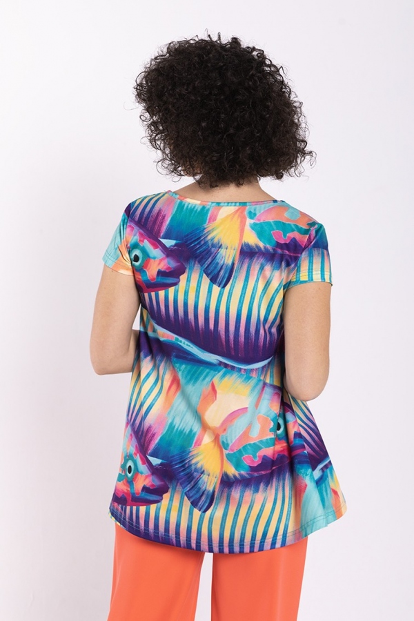 BLUSA ALL OVER CHAO PESCAO - LOLINA