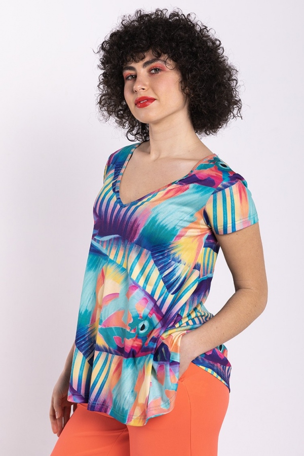 BLUSA ALL OVER CHAO PESCAO... 2