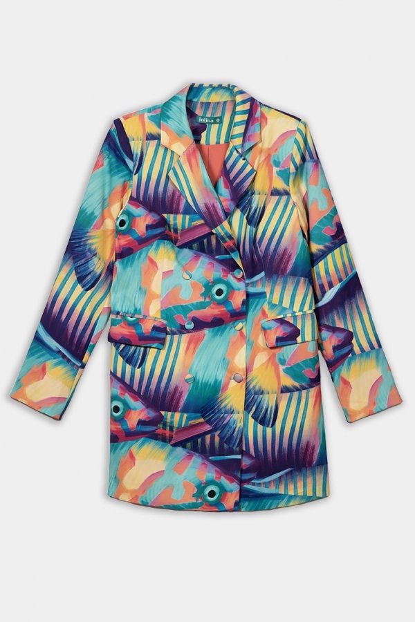 BLAZER CRUZADA CHAO PESCAO - LOLINA BLAZER CRUZADA CHAO PESCAO - LOLINA