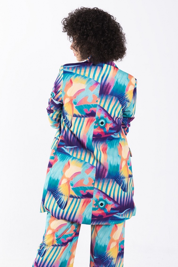 BLAZER CRUZADA CHAO PESCAO - LOLINA BLAZER CRUZADA CHAO PESCAO - LOLINA