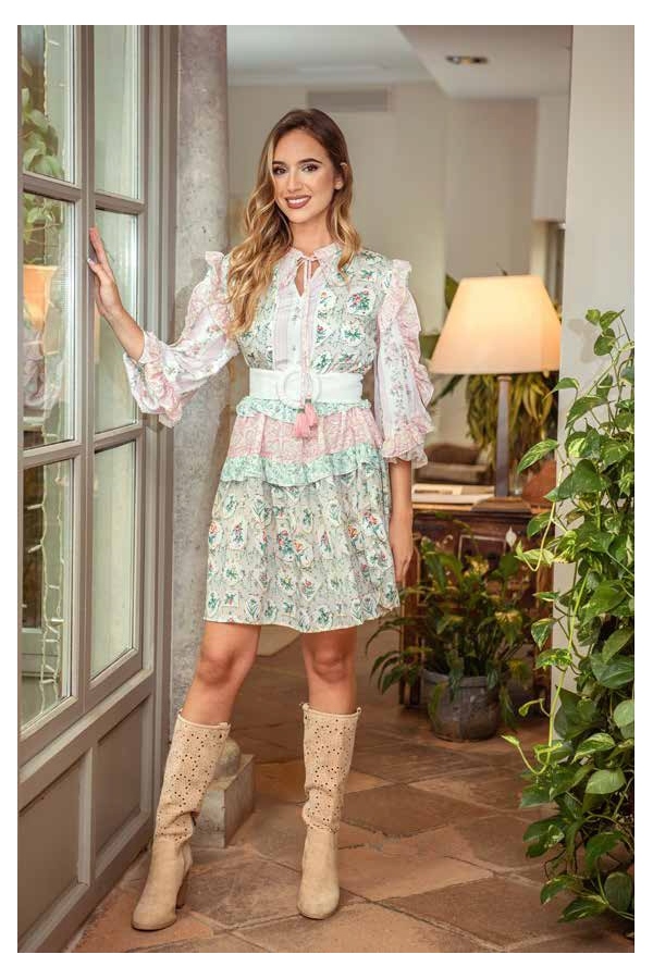 VESTIDO ROMANTIC VOLANTES - ENCANDILATA VESTIDO ROMANTIC VOLANTES - ENCANDILATA