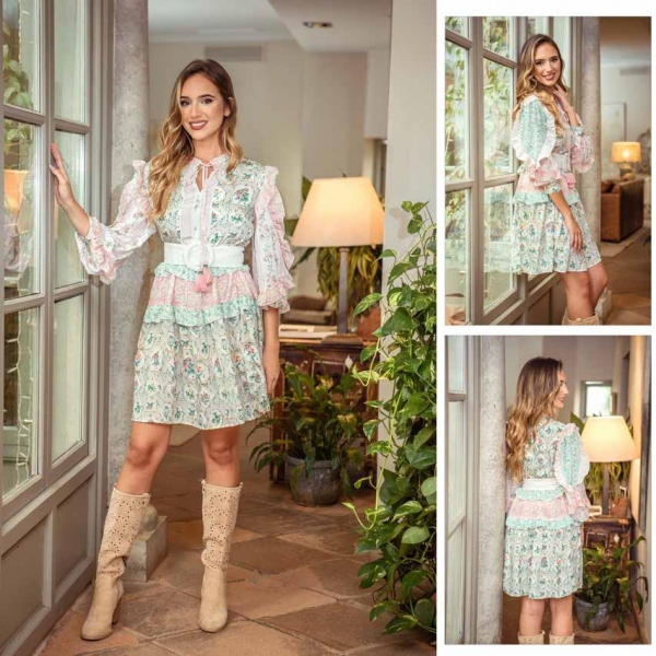 VESTIDO ROMANTIC VOLANTES - ENCANDILATA VESTIDO ROMANTIC VOLANTES - ENCANDILATA