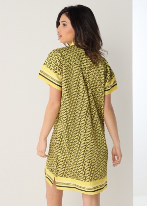 VESTIDO V&L AMARILLO... 2