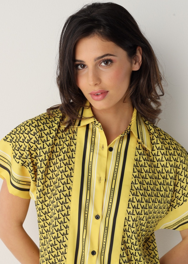 VESTIDO V&L AMARILLO VICTORIO Y LUCCHINO