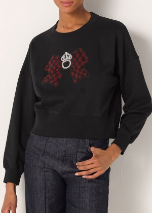 SUDADERA NEGRA LAZO...