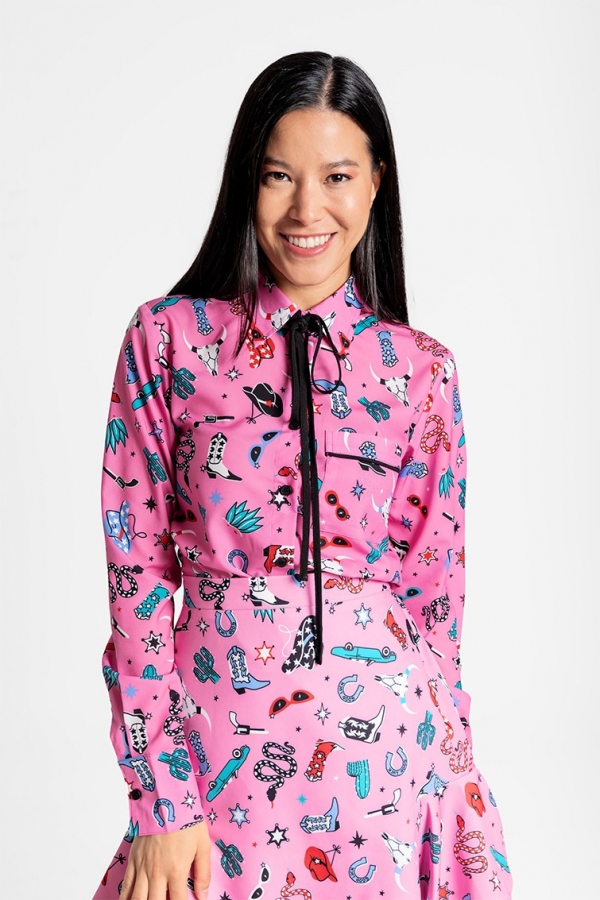 CAMISA LAZADA COWGIRL - LOLINA CAMISA LAZADA COWGIRL - LOLINA