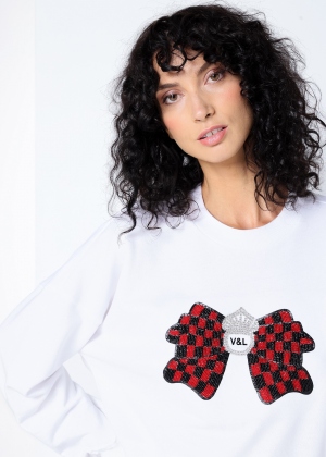 SUDADERA BLANCA LAZO... 2