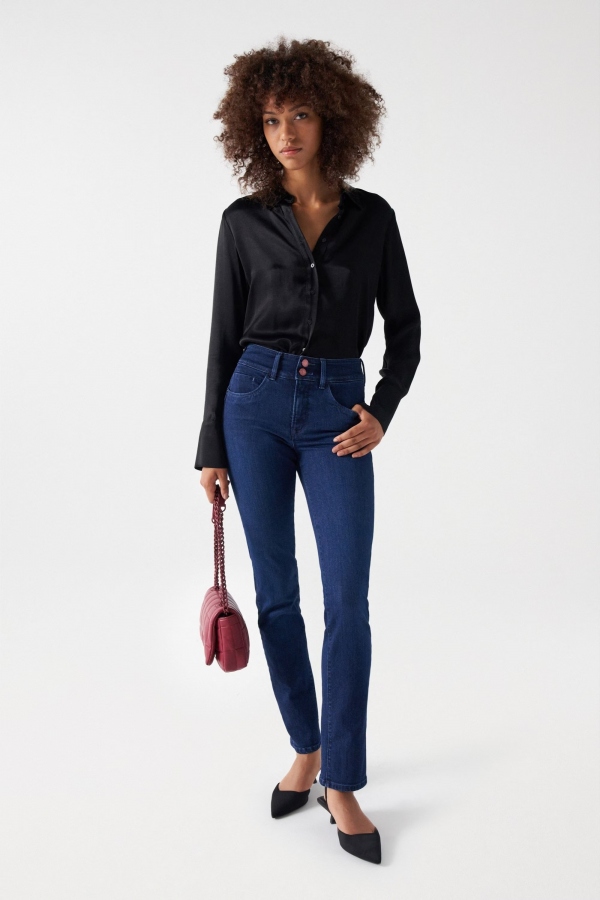 JEANS PUSH IN SECRET SLIM DENIM OSCURO JEANS PUSH IN SECRET SLIM DENIM OSCURO