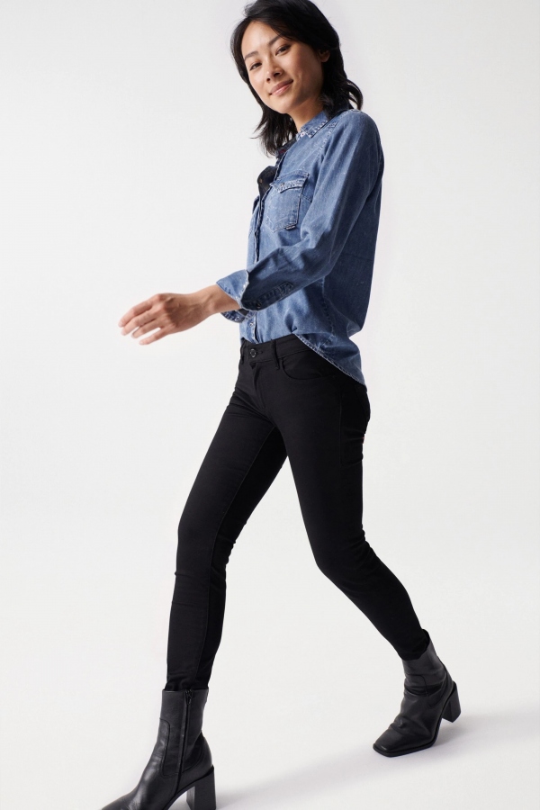 JEANS PUSH UP WONDER SKINNY TRUE BLACK JEANS PUSH UP WONDER SKINNY TRUE BLACK