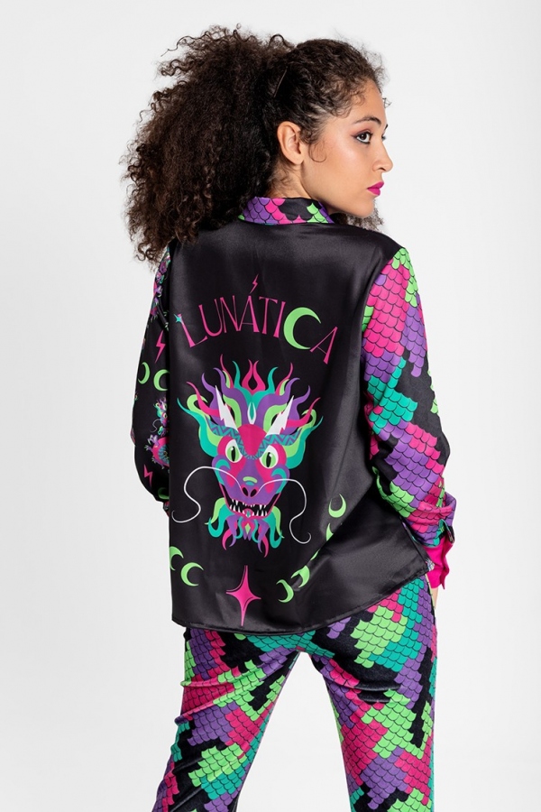 CAMISA COMBINADA LUNÁTICA - LOLINA CAMISA COMBINADA LUNÁTICA - LOLINA