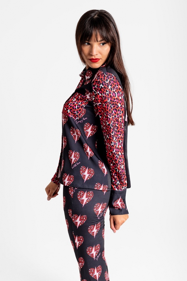 CAMISA COMBINADA LADY INTENSA - LOLINA