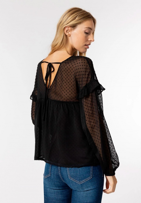 BLUSA PLUMENTI NEGRA 2