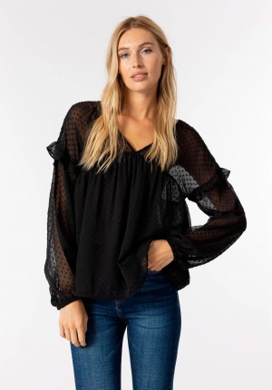 BLUSA PLUMENTI NEGRA