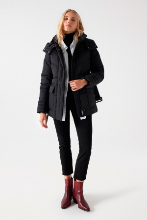 ABRIGO PUFFER NEGRO 2