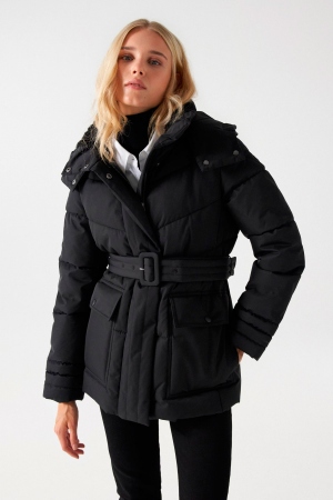 ABRIGO PUFFER NEGRO