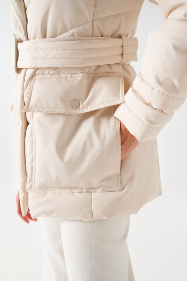 ABRIGO PUFFER PERLA ABRIGO PUFFER PERLA