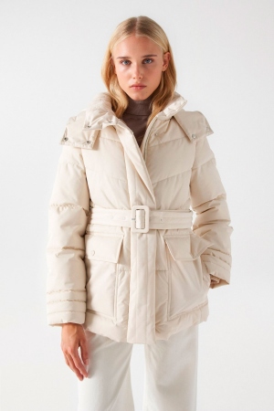ABRIGO PUFFER PERLA