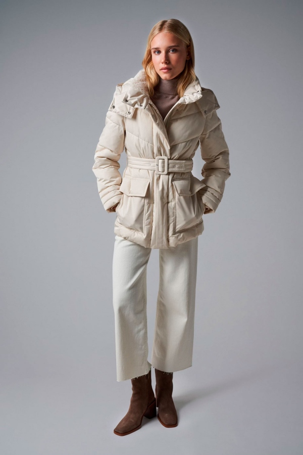 ABRIGO PUFFER PERLA ABRIGO PUFFER PERLA