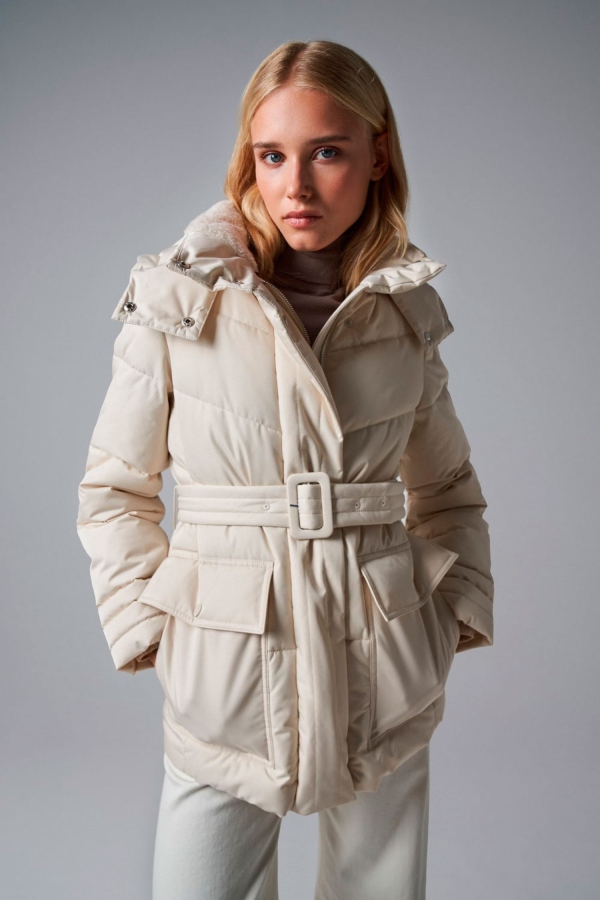 ABRIGO PUFFER PERLA ABRIGO PUFFER PERLA