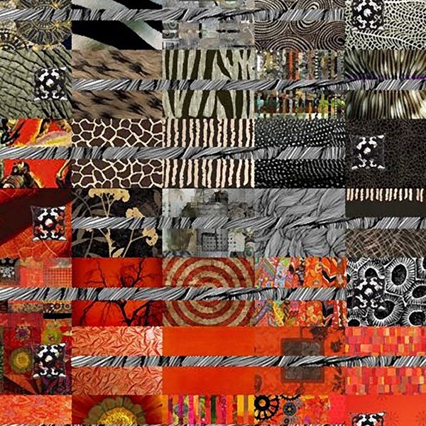 ABRIGO RED BLACK QUILT