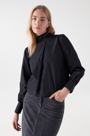 BLUSA NEGRA LAZO