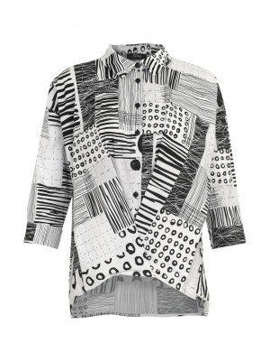 BLUSA BLACK & WHITE - SASSY