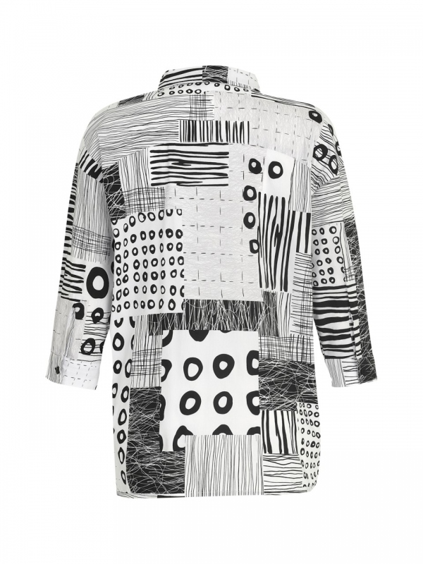 BLUSA BLACK & WHITE - SASSY BLUSA BLACK & WHITE - SASSY