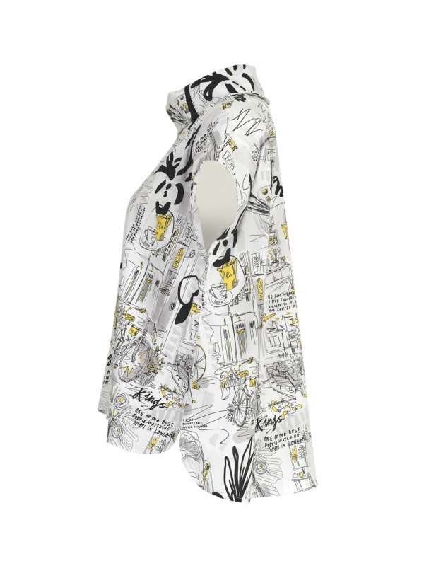 BLUSA ART BLACK & WHITE - SASSY