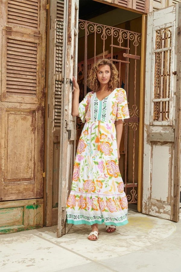 VESTIDO LARGO FLORAL VESTIDO LARGO FLORAL