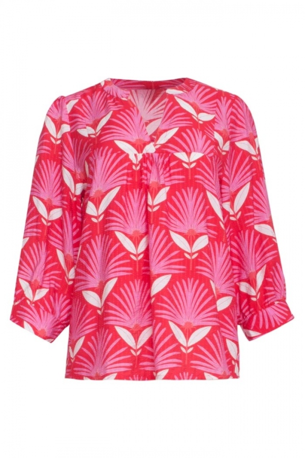 BLUSA FLORAL RETRO BLUSA FLORAL RETRO