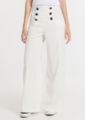PANTALÓN MARINERO BLANCO -...