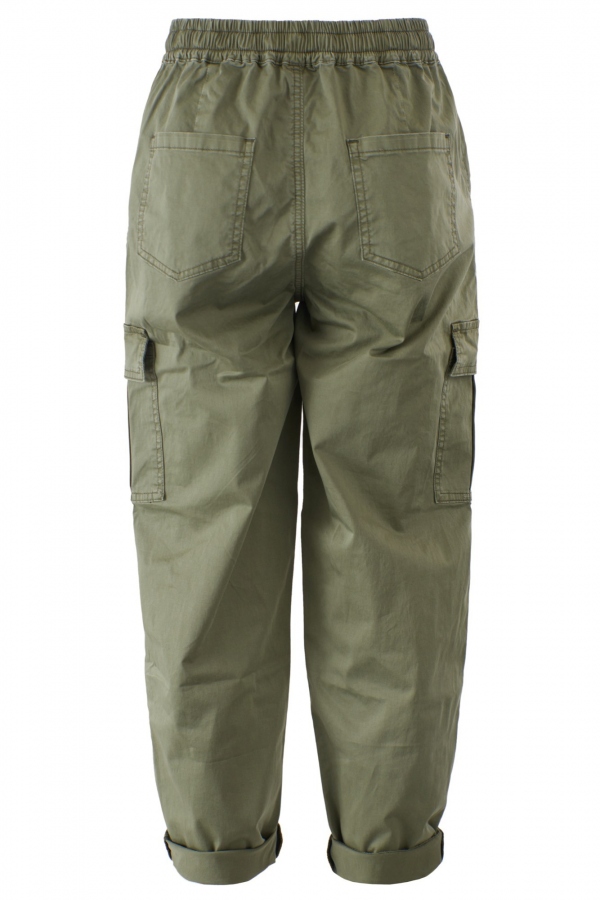 PANTALÓN CARGO VERDE MILITAR - YES ZEE PANTALÓN CARGO VERDE MILITAR - YES ZEE