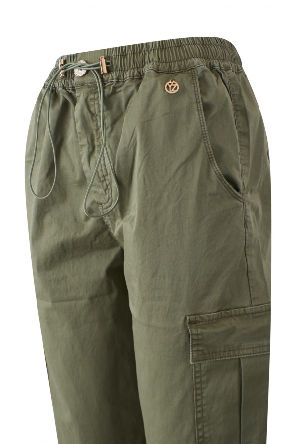 PANTALÓN CARGO VERDE MILITAR - YES ZEE PANTALÓN CARGO VERDE MILITAR - YES ZEE