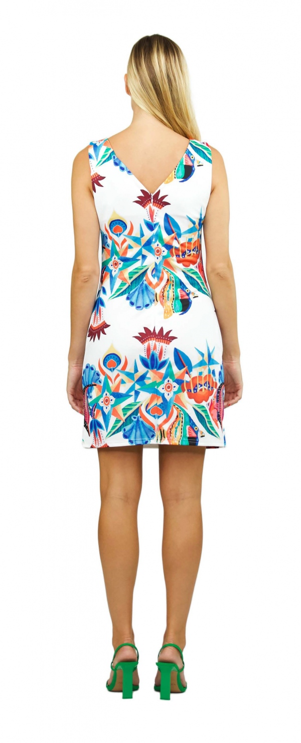 VESTIDO FLORAL MARINO - MALALÁ VESTIDO FLORAL MARINO - MALALÁ