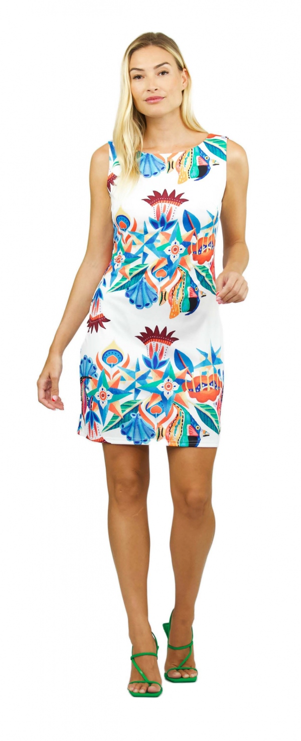 VESTIDO FLORAL MARINO - MALALÁ 2