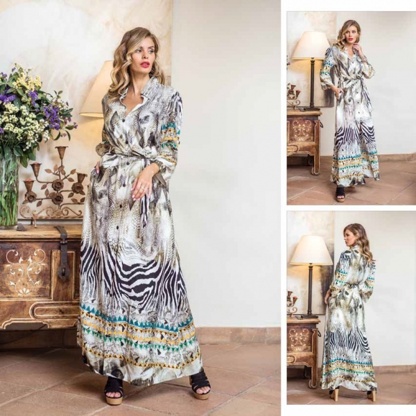 VESTIDO ANIMAL PRINT ÉTNICO -... VESTIDO ANIMAL PRINT ÉTNICO -...