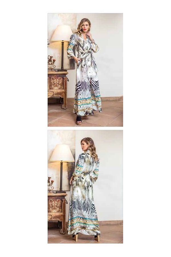 VESTIDO ANIMAL PRINT ÉTNICO -... VESTIDO ANIMAL PRINT ÉTNICO -...