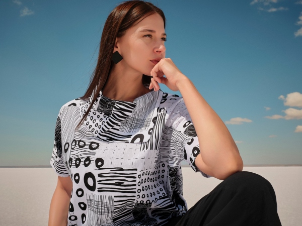 BLUSA BLACK & WHITE - SASSY 2