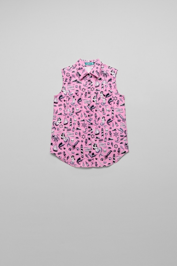 CAMISA TEJANA LA VIDA PIRATA - LOLINA CAMISA TEJANA LA VIDA PIRATA - LOLINA