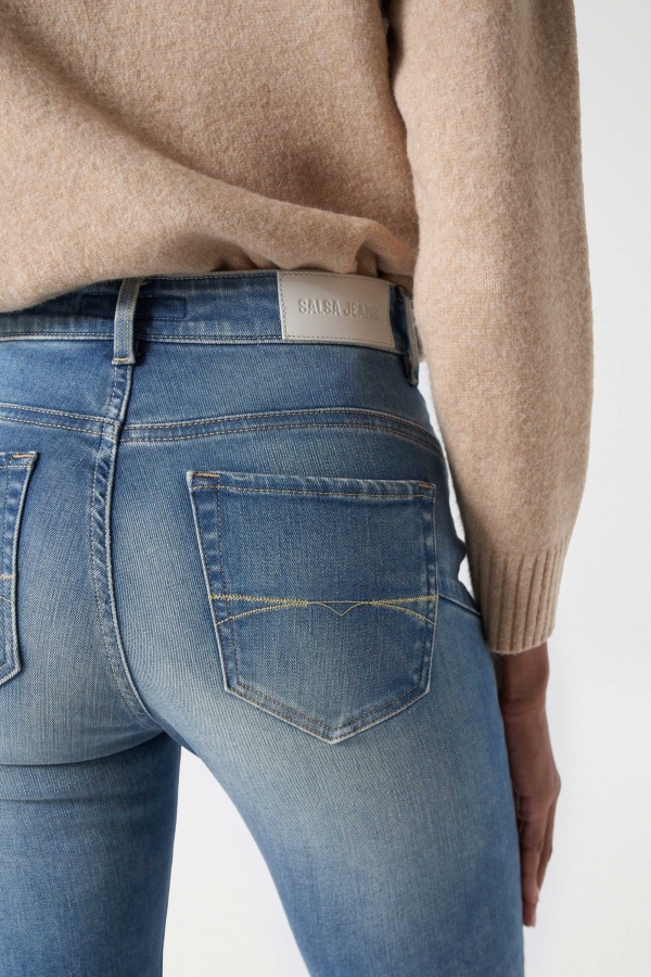 JEANS PUSH IN FAITH CROPPED SKINNY JEANS PUSH IN FAITH CROPPED SKINNY