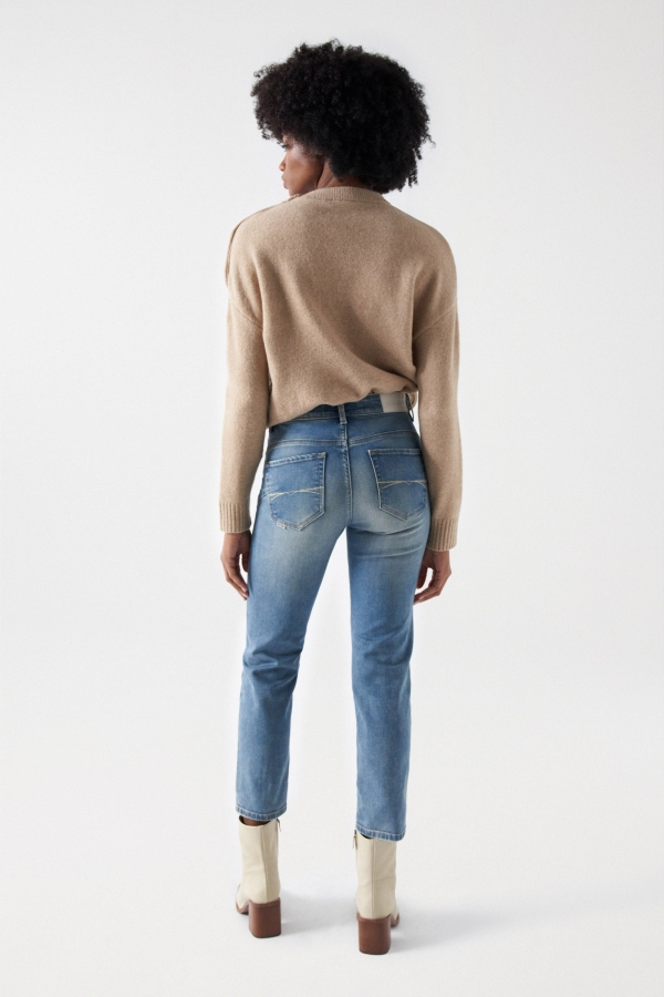 JEANS PUSH IN FAITH CROPPED... 2
