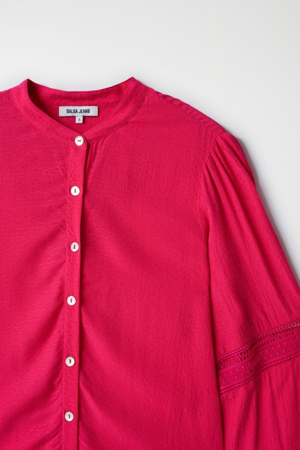 BLUSA ENCAJE ROSA BLUSA ENCAJE ROSA