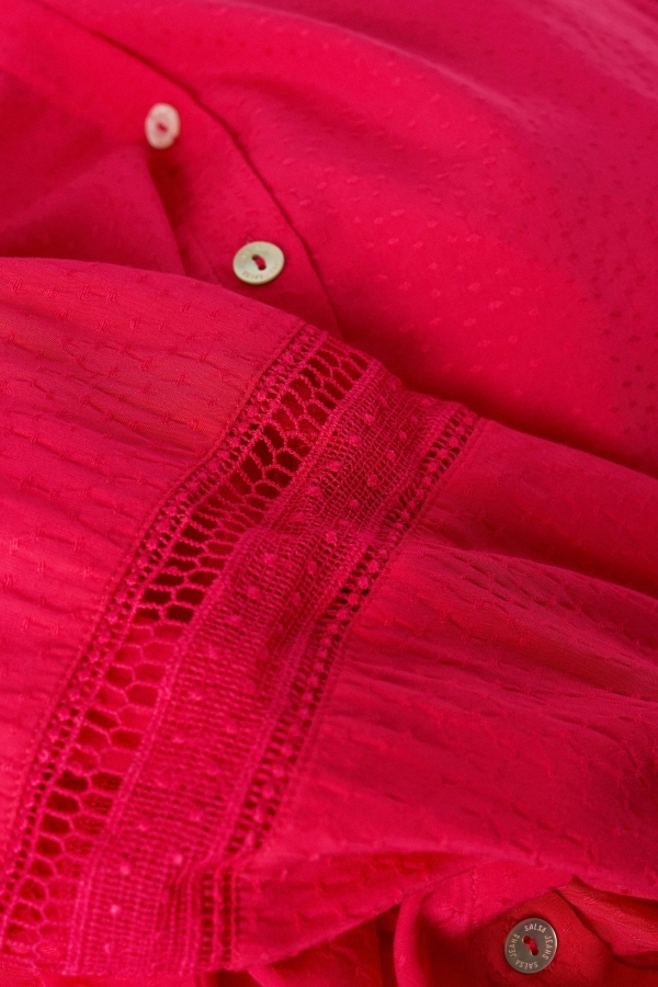 BLUSA ENCAJE ROSA BLUSA ENCAJE ROSA