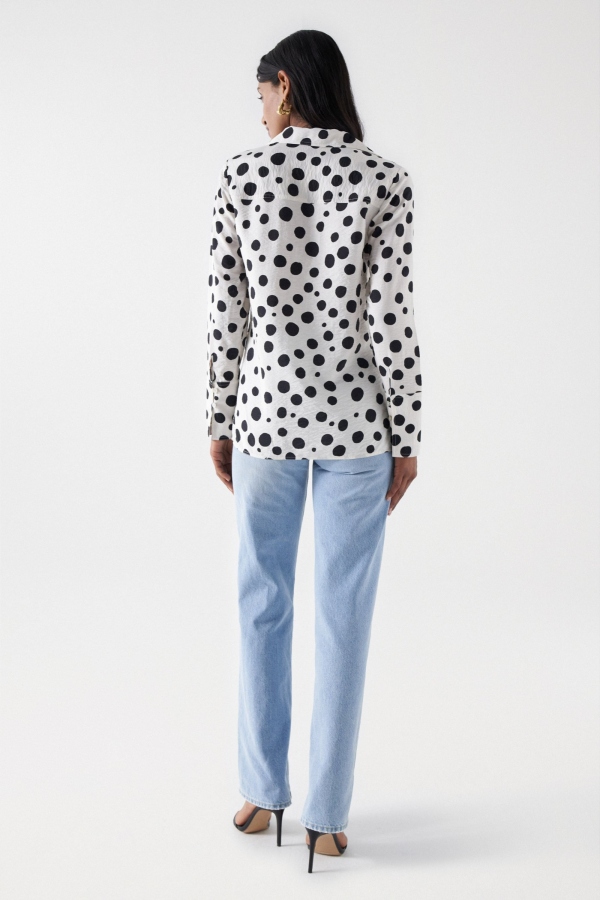 BLUSA ESTAMPADO LUNARES BLUSA ESTAMPADO LUNARES
