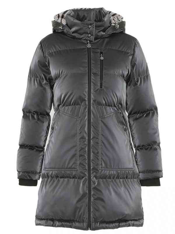 ABRIGO LARGO ACOLCHADO SILVER ABRIGO LARGO ACOLCHADO SILVER