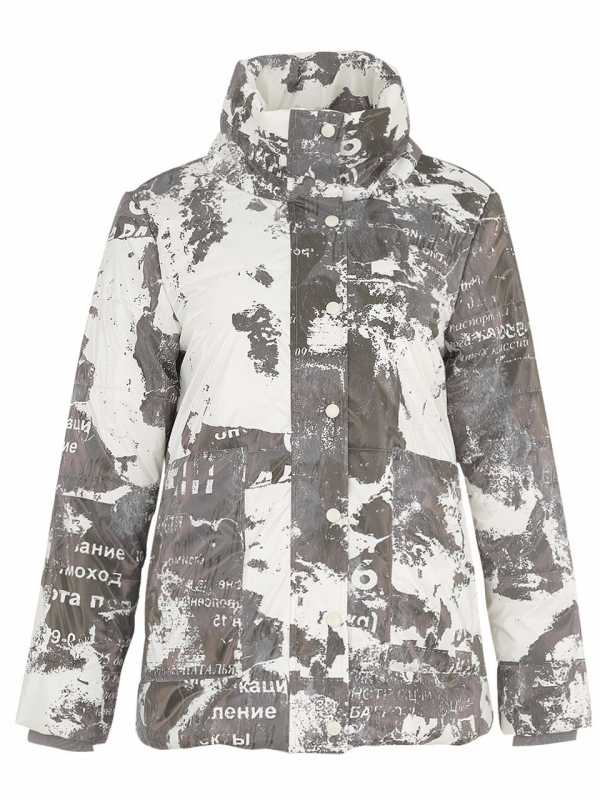 ABRIGO BLANCO Y PLATA ABRIGO BLANCO Y PLATA