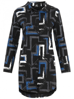 VESTIDO GEOMETRIA ABSTRACTA